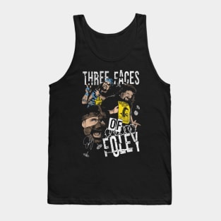 Mick Foley Three Faces Of Foley Tank Top